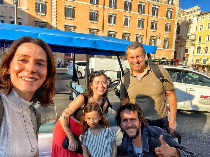 4H Private Golf Cart Tour with Local Guide and Gelato - Outside the Colosseum: Seeing the Big Picture Without Losing Time