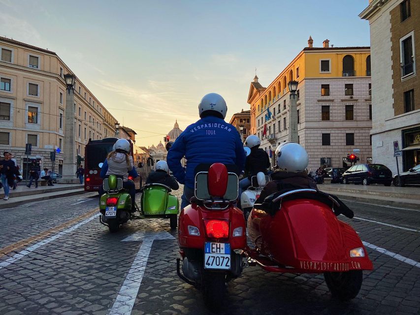 Afternoon Vespa Sidecar Tour with Gourmet Gelato Stop - FAQ