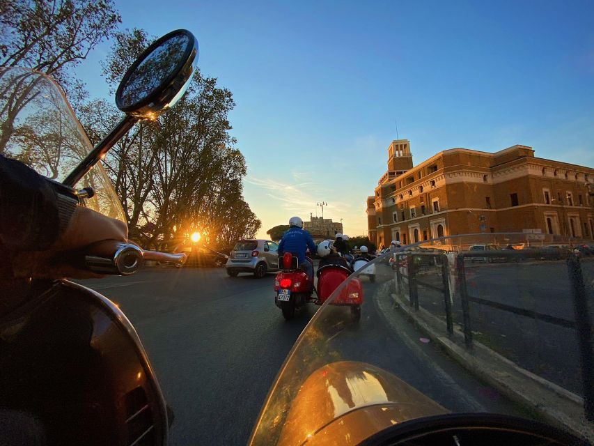 Afternoon Vespa Sidecar Tour with Gourmet Gelato Stop - Safety and comfort details that actually matter