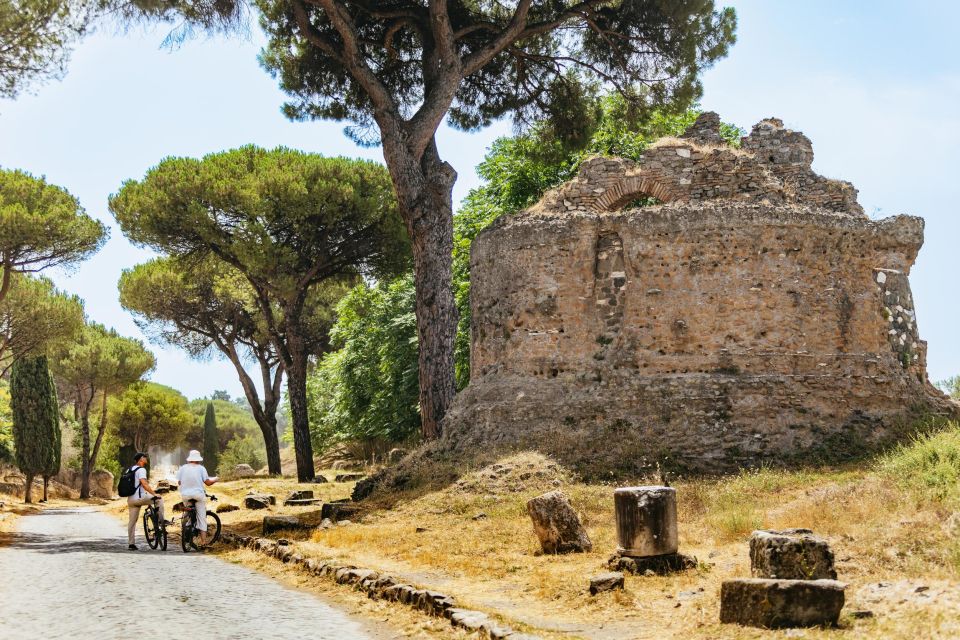 Appia Antica & Aqueducts e-Bike Tour - Official Provider - The Circus of Maxentius: big structure, included stop