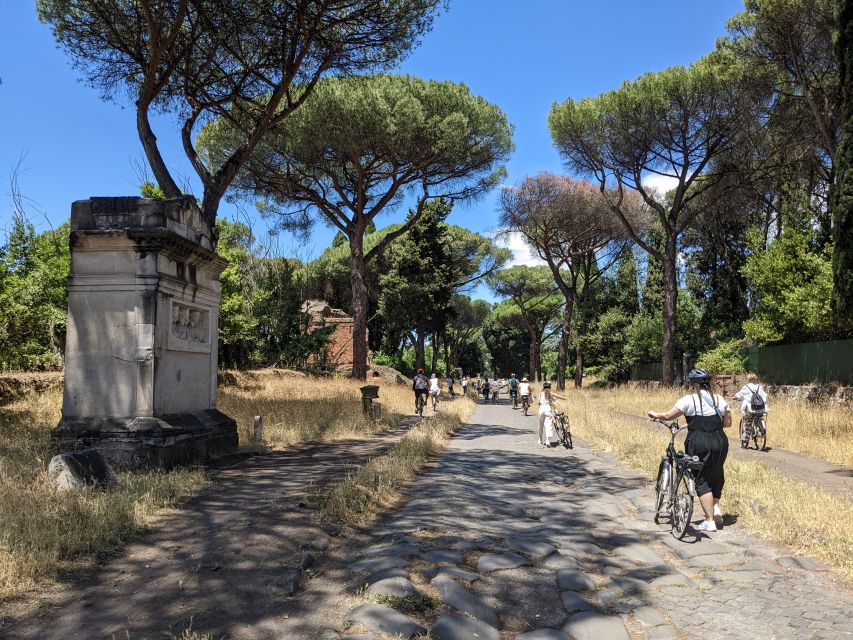 Appia Antica & Aqueducts e-Bike Tour - Official Provider - Villa dei Quintili and the route toward the engineering zone