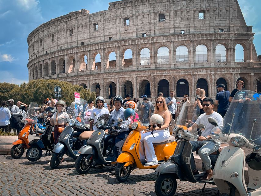 Authentic Rome Vespa Tour /See the Eternal City Like a Local - Viewpoint moments for sunset and sunrise people