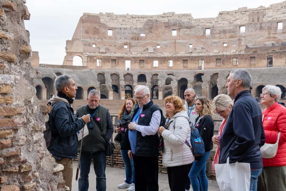 Colosseum Guided Tour: Hotel Transport included - Practical checklist for your tour day
