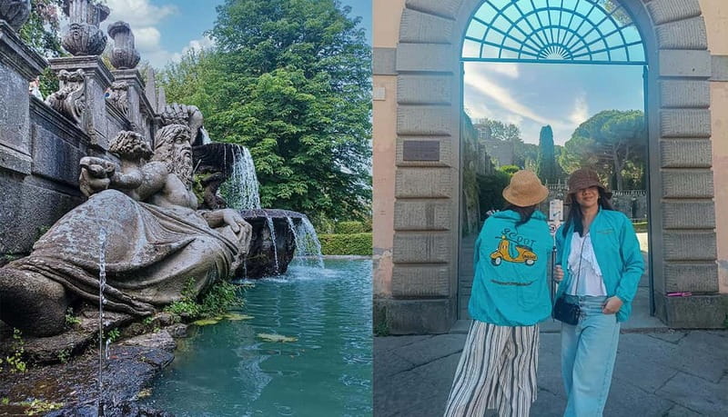 Day trip Frm Rome: Civita di Bagnoregio & Villa Lante Garden - Villa Lante gardens: the calm contrast to Rome