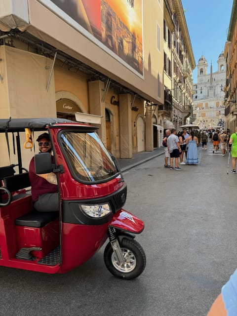E-Tuk Tour: Express Highlights of Rome - Trevi Fountain and the Coin-Toss Tradition