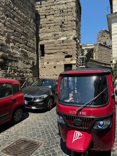 E-Tuk Tour: Rome by Night - Castel Sant’Angelo after sunset: romantic views without the long haul