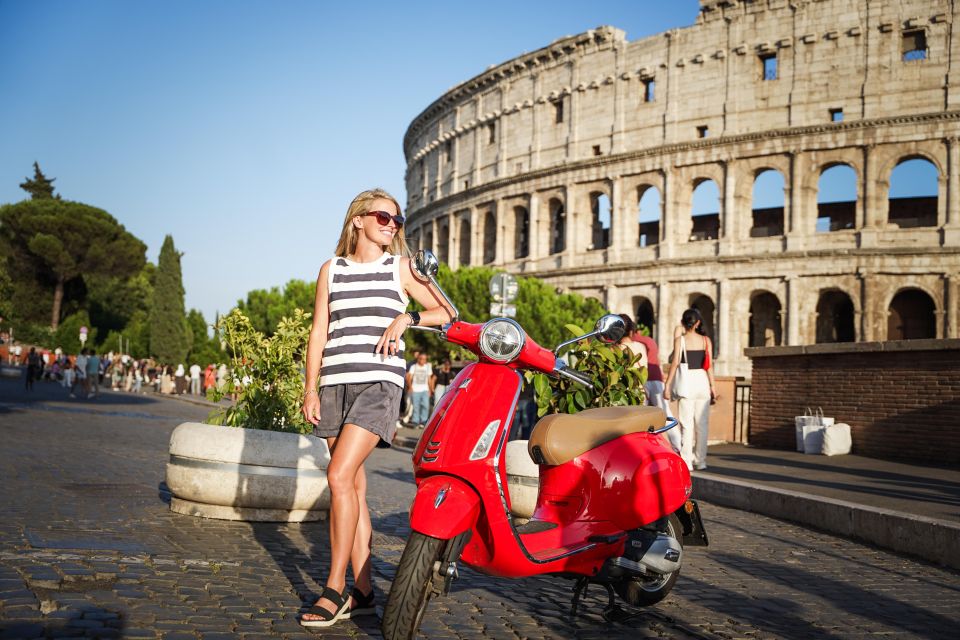 Explore city on Vespa with Professional Photographer - Fontana dell’Acqua Paola: finishing with a Baroque photo backdrop