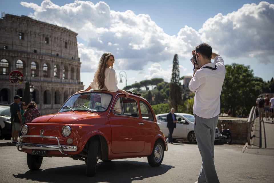 Explore Rome in Style by A Vintage Car Fiat 500 Tour - Giardino degli Aranci above Circus Maximus: a quieter change of pace