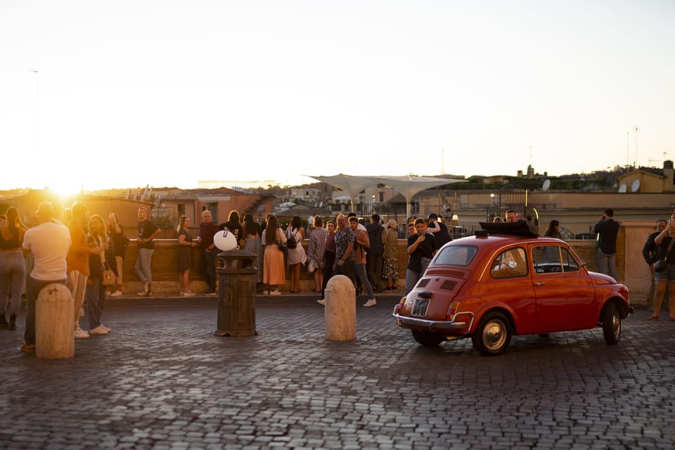 Explore Rome in Style by A Vintage Car Fiat 500 Tour - Terrazza del Gianicolo: the hilltop moment that makes the tour feel worth it
