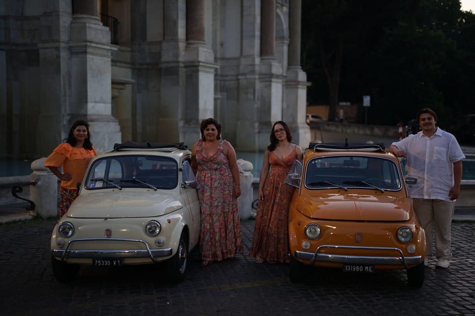 Explore Rome in Style by A Vintage Car Fiat 500 Tour - Fontana dell’Acqua Paola: a classic fountain stop to round out the ride