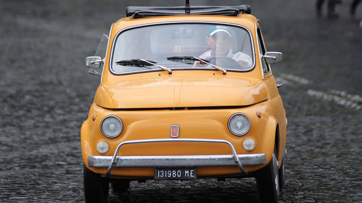 Fiat Cinquecento Vintage Rome City & Photo Tour - Key points at a glance