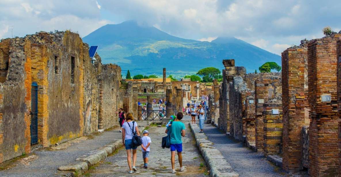 From Rome: Pompeii & Naples Private Full-Day Tour - Pompeii with a live guide: Marina Gate to Stabian Baths