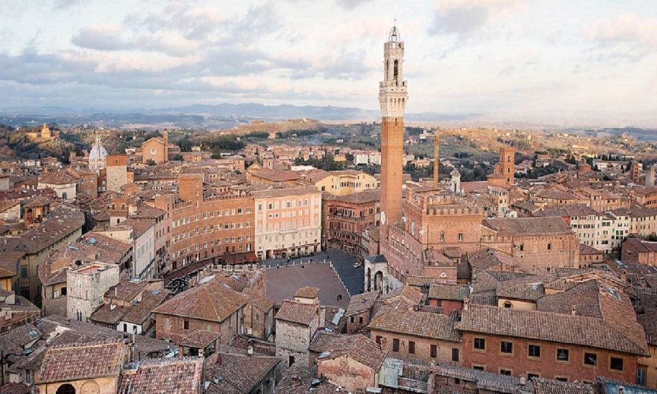 From Rome: Siena & San Gimignano Semiprivate Day Trip - Siena’s Piazza del Campo, the Mangia Tower, and the Cathedral Facade