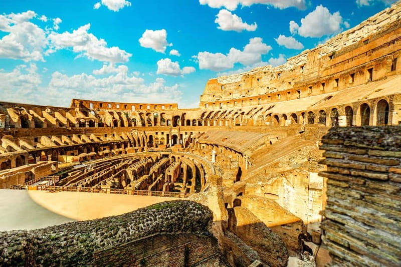 Guided Tour of the Colosseum Palatine Hill and Roman Forum - Colosseum Arena Option: Walking the Gladiator Floor