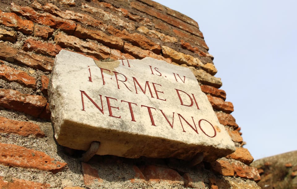 Ostia Antica: Small group tour from Rome - The Square of the Guilds: where shipping met ambition