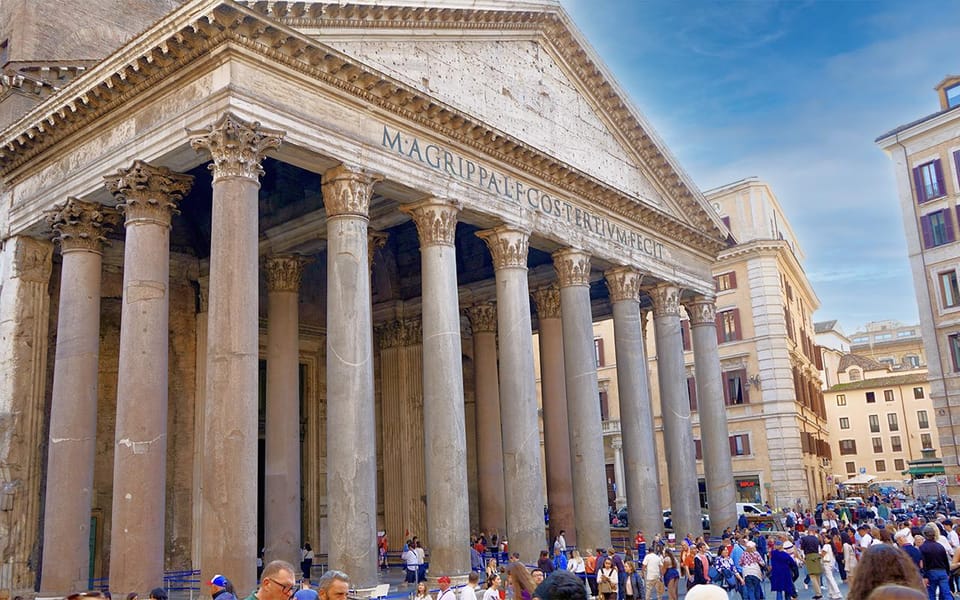 Pantheon Audio Guided Tour: Endless Imperial Rome Experience - Entering the Pantheon: the building is the first lesson