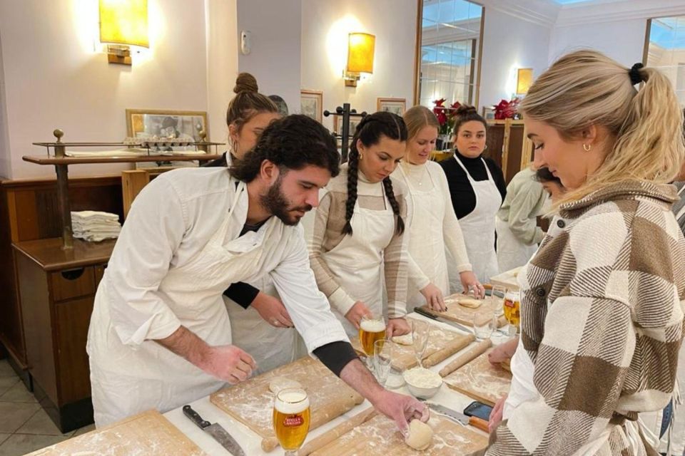 Pasta Cooking Class with Pesto Sauce Making in Rome Center - Step-by-step: pesto and pasta, then your meal at the table
