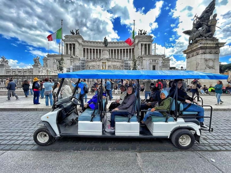 Private Golf Cart Tour with Roman and Gelato (more options) - A golf cart changes how you experience Rome