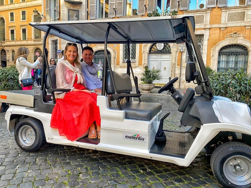 Private Golf Cart Tour with Roman and Gelato (more options) - Trevi Fountain and Pantheon: famous sights, guided meaning