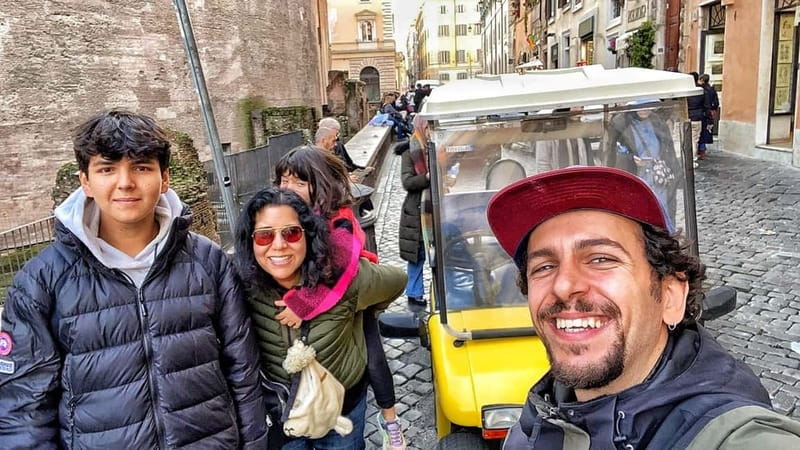 Private Golf Cart Tour with Roman and Gelato (more options) - Orange Garden option: wine and snack with a panoramic pause