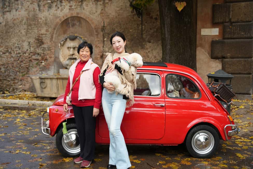 Professional Photoshoot with most Classic Fiat500 of Rome - Santa Sabina: Rome’s oldest-church stop with real atmosphere