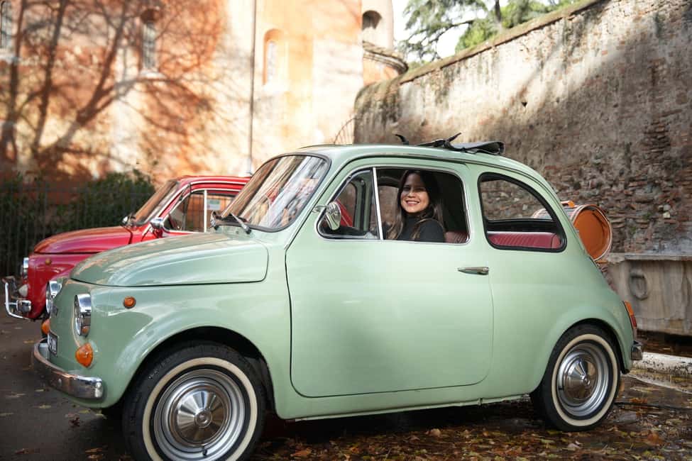 Professional Photoshoot with most Classic Fiat500 of Rome - Il Fontanone at Fontana dell’Acqua Paola: the second pro photoshoot