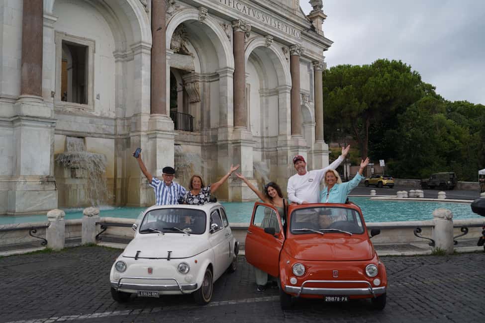 Professional Photoshoot with most Classic Fiat500 of Rome - Meeting at Via del Colosseo: what to know before you arrive