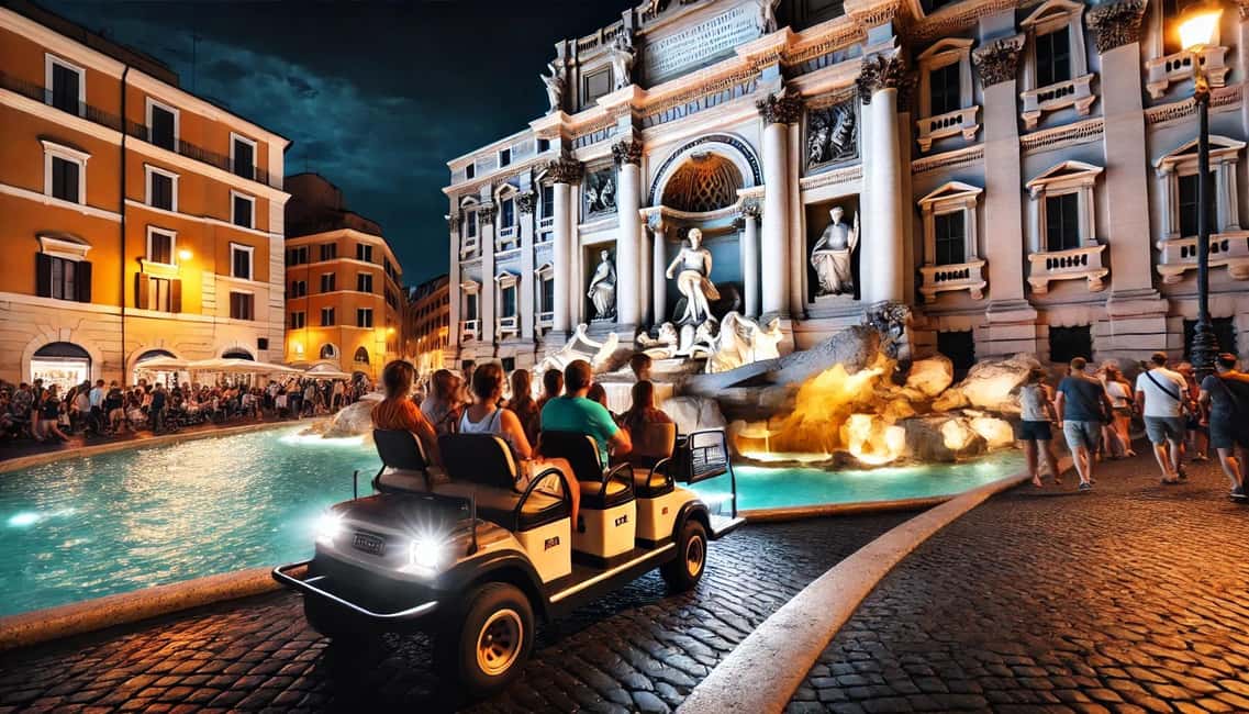 Roma: Golf Cart Night Tour - Key things to know before you ride