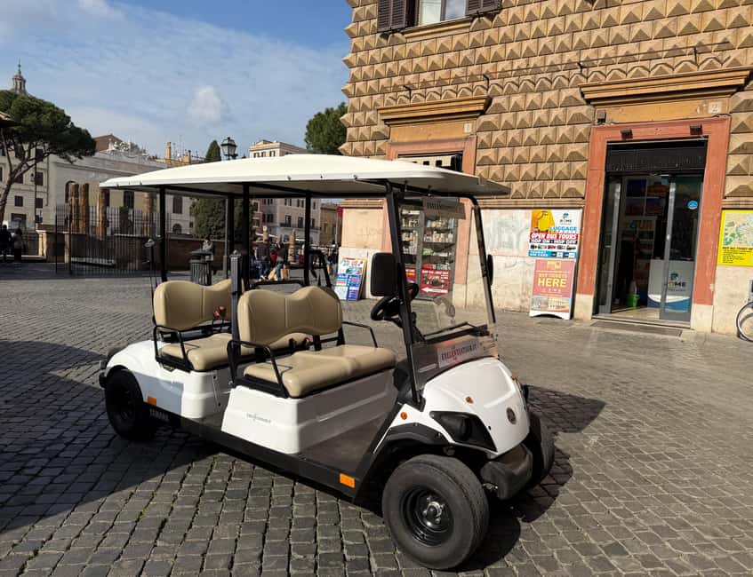 Roma: Golf Cart Night Tour - Meeting up in Rome: pickup and small group reality