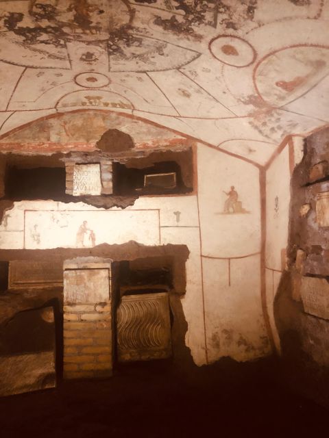 Roman Catacombs Guided Tour with Transfer - What You’ll See Underground: Crypts, Frescoes, and Burial Spaces