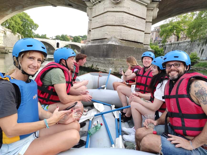 Rome: 2-Hours Rafting Experience on the Tiber River - The scenic start toward Castel S. Angelo