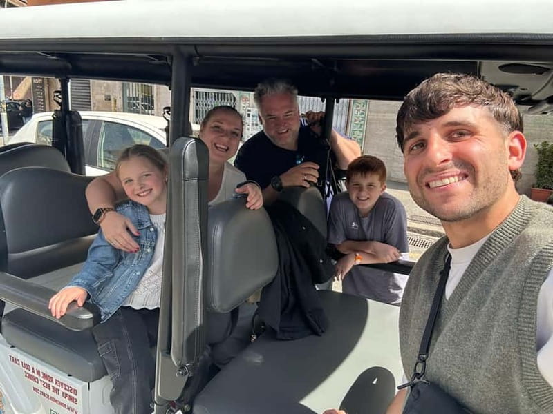 Rome: 4 Hour Electric Golf Cart Tour with Hotel Pickup - Trastevere Streets: Medieval Palaces and Quieter Corners