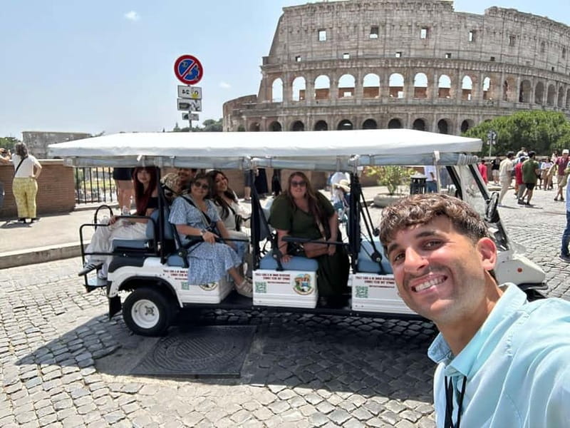 Rome: 4 Hour Electric Golf Cart Tour with Hotel Pickup - Circus Maximus, Sant’Ignazio, and the Big-Space Rome Moments