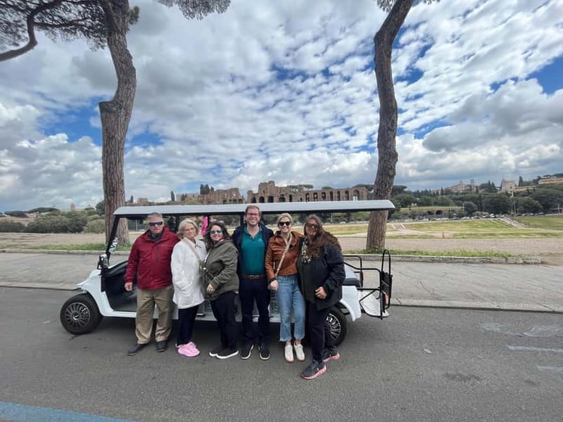 Rome: 4 Hour Electric Golf Cart Tour with Hotel Pickup - Pickup, First Contact, and Where the Tour Starts