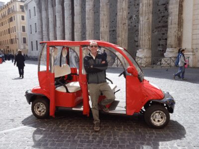 Rome: 4-Hour Private Afternoon Golf Cart City Tour - Pickup and getting set up: “outside your door” is the point