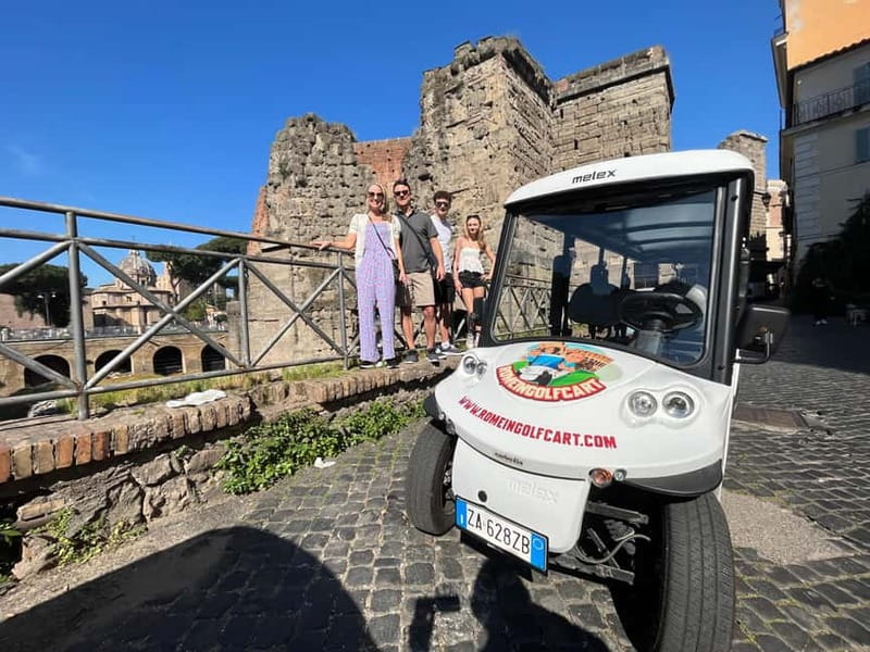 Rome: 4 hours Deluxe Golf cart Personalised Sightseeing tour - Stop-by-stop: what each part of the 4 hours is like