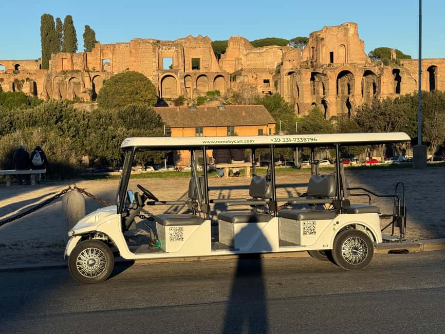 Rome: 6 hoursDaily Private Golf Cart Tour with typical lunch - A Private Golf Cart Route Through Rome’s Big Names