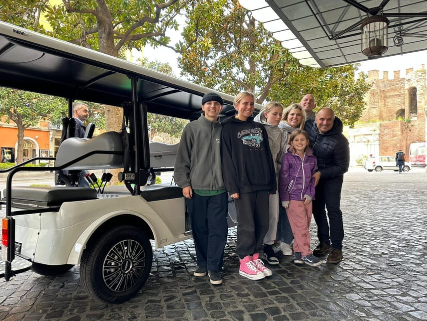 Rome: 7 Hour Full City Tour in Golf Cart with Catacombs - Giardino degli Aranci and Pincio Terrace: Rome Views Without a Marathon