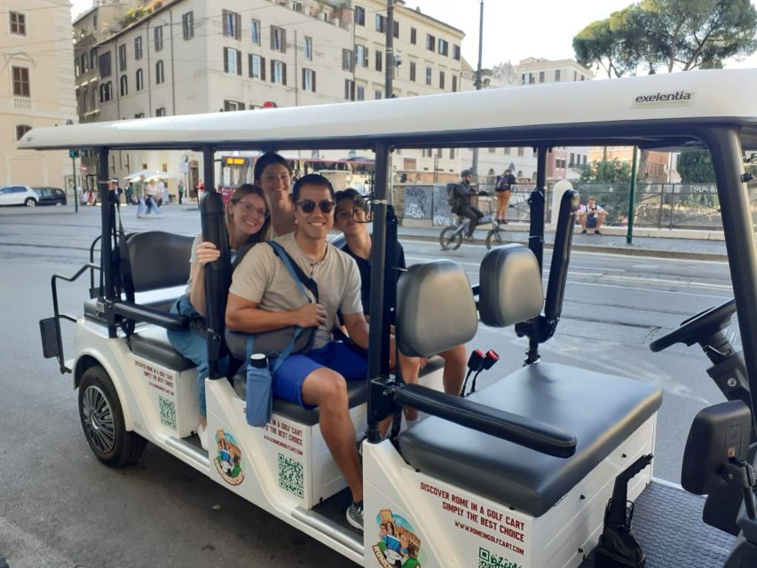 Rome: 7 Hour Full City Tour in Golf Cart with Catacombs - Piazza Venezia, Piazza del Popolo, and the Jewish Ghetto Area