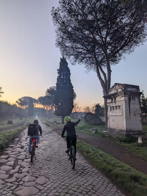 Rome: Appian Way, Aqueducts, & Catacombs E-Bike Guided Tour - The Appian Way Cobblestones: the part you’ll remember