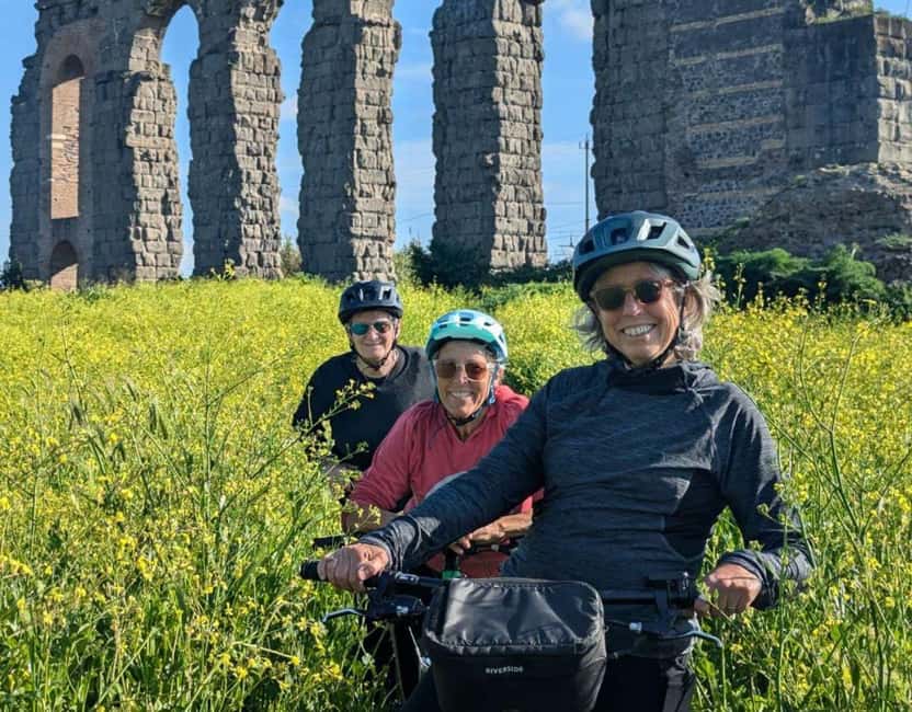 Rome: Appian Way, Aqueducts, & Catacombs E-Bike Guided Tour - Pace and photo stops: why the guide really shapes the ride