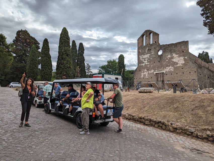 Rome: Appian Way & Catacombs Golf Cart Shared Tour - Tomb of Cecilia Metella, Capo di Bove, and Quintili’s Villa