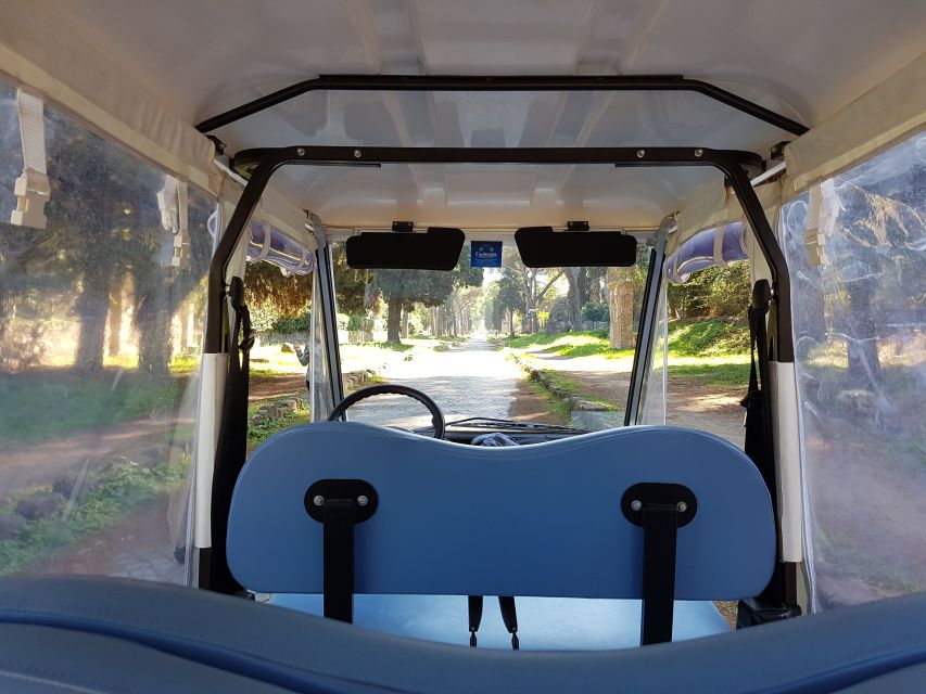 Rome: Appian Way Private Tour by Golf Cart -Official Partner - What part of the Appian Way you’ll actually cover