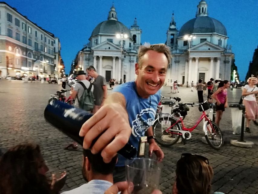 Rome at Night Bike Tour - Piazza del Popolo and Piazza Venezia: closing the loop through Rome’s big center