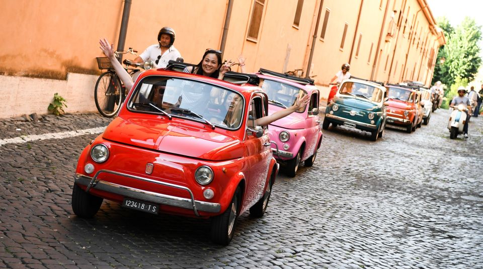 Rome: Aventine Hill Tour in Vintage Fiat 500 Convoy - Key points at a glance