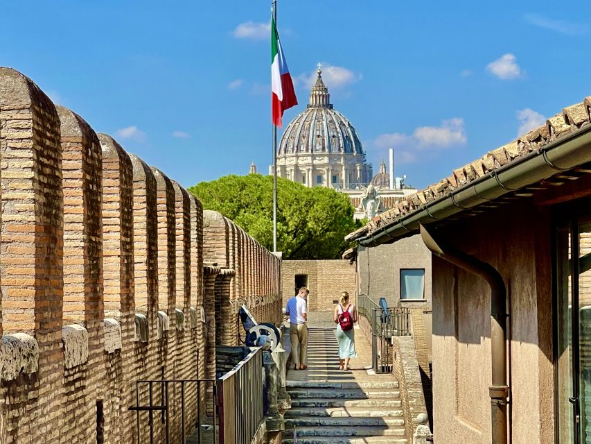Rome: Castel Sant'Angelo and Hadrian's Tomb Guided VIP Tour - Terrace views: the photo stop that feels worth the effort