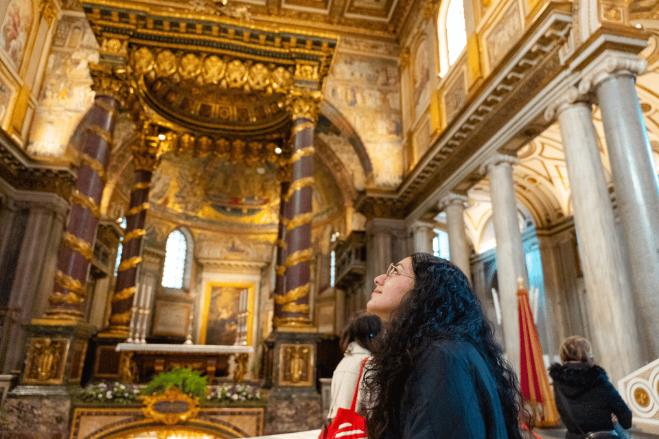 Rome Catacombs Night Tour & Santa Maria Maggiore After Hours - St Agnes Outside the Walls: Catacombs, Golden Mosaics, and the Mausoleum of Constantia
