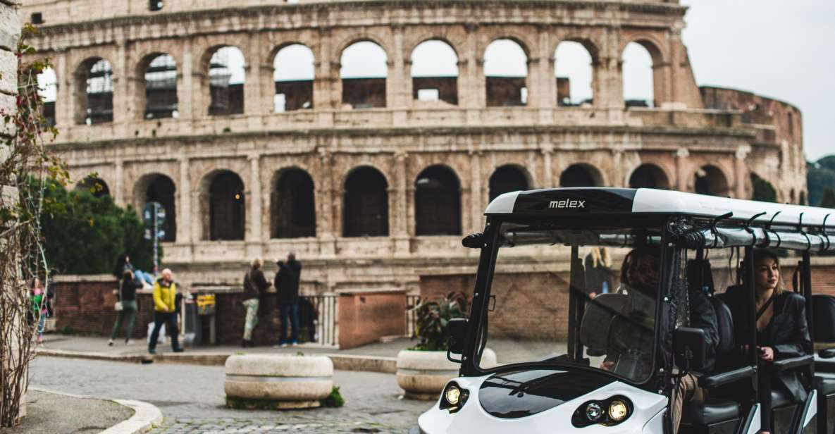 Rome: City Highlights Guided Tour by Golf Cart - Key things to know before you go