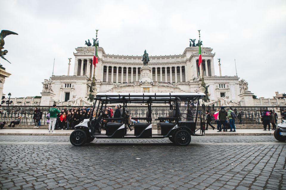 Rome: City Highlights Guided Tour by Golf Cart - Trevi Fountain: getting the photos with less stress