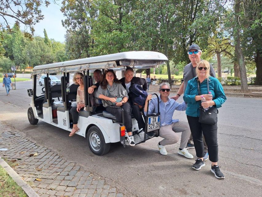 Rome: City Highlights on a Shared Golf Cart Tour - Key things to know before you ride
